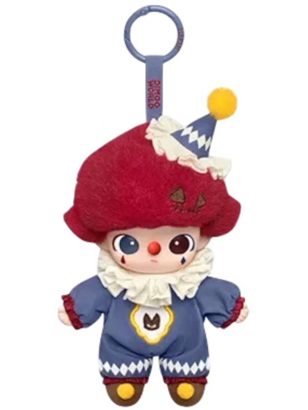 Pop Mart Why So Serious Confirmed Flame Clown Plush‎ Pendant Keychain